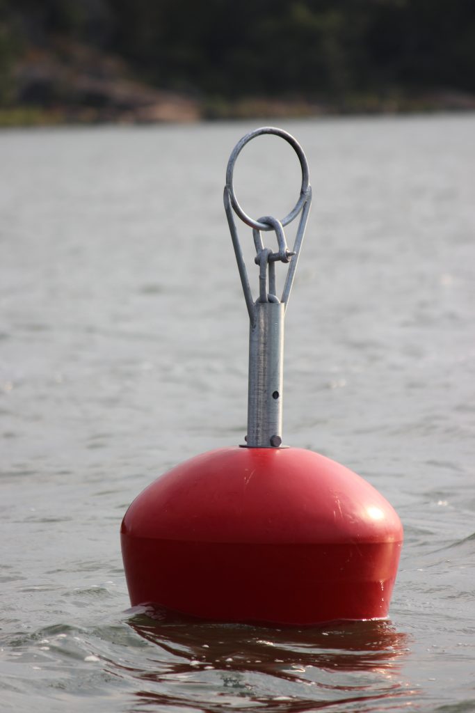 Mooring Buoy 120L, incl. buoy rod - A-Laiturit